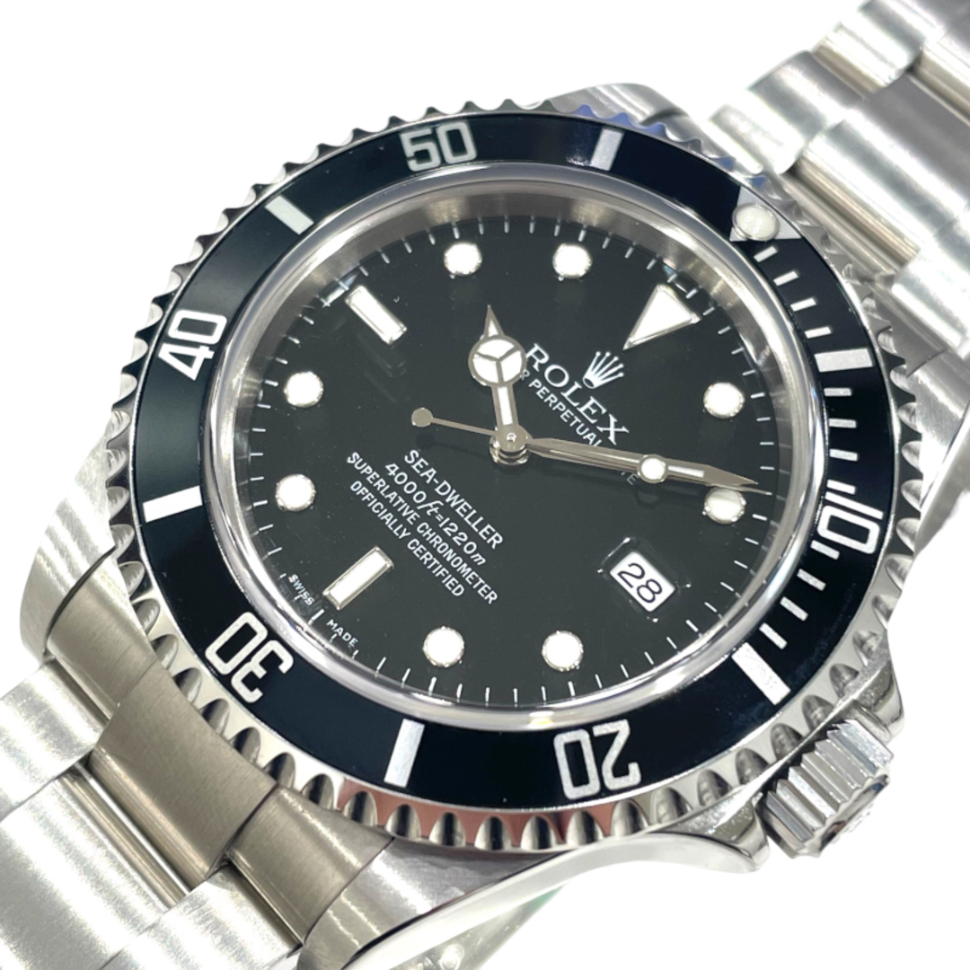 ロレックス ROLEX シードゥエラー Z番 16600 ブラック SS メンズ 腕時計
