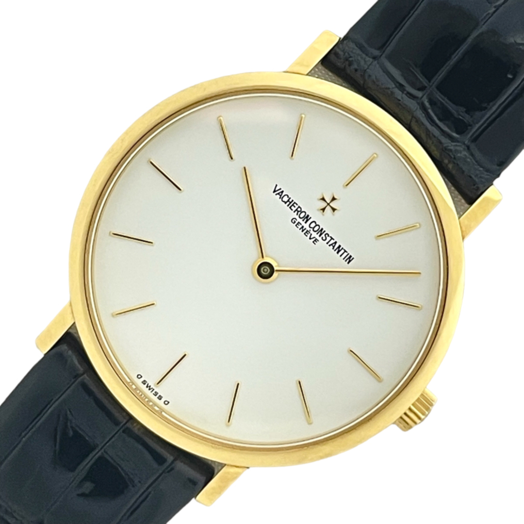 ヴァシュロン・コンスタンタン VACHERON CONSTANTIN エッセンシャル セミラット 31039/000J-3 K18イエローゴールド クロコベルト メンズ 腕時計