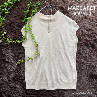 ☆専用☆ MARGARET HOWELL リネンノースリーブニット