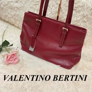 VALENTINO  ハンドバッグ  レザー  バーガンディ  ボルドー レッド