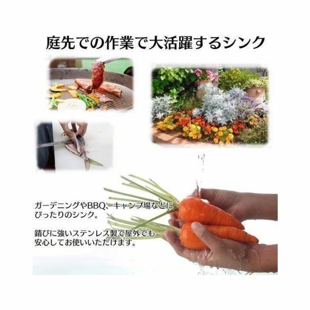 ステンレス流し台 厚み有 堅めのシンク (304厚みプラス)S61 1415の