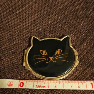 猫のコンパクトミラー 値下げ(日用品/生活雑貨)