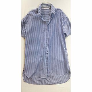 ザラ(ZARA)のZARA オーバーサイズロングシャツ　1回のみ使用(シャツ/ブラウス(半袖/袖なし))