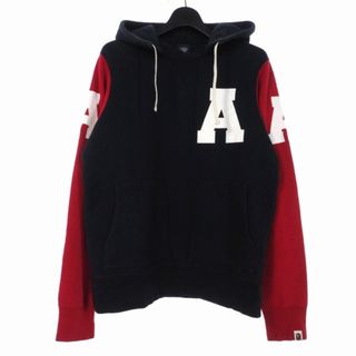 A BATHING APE エイプ フルジップフーディー プリントパーカー M