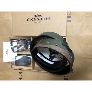 コーチ(COACH)のCOACH正規品　回転バックル　リバーシブルレザーベルト(ベルト)