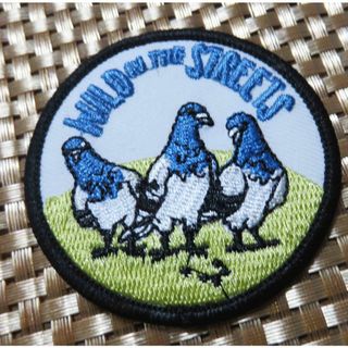 《WS鳩三羽》はと■『Wild The Streets』 刺繍ワッペン■アメリカ(その他)