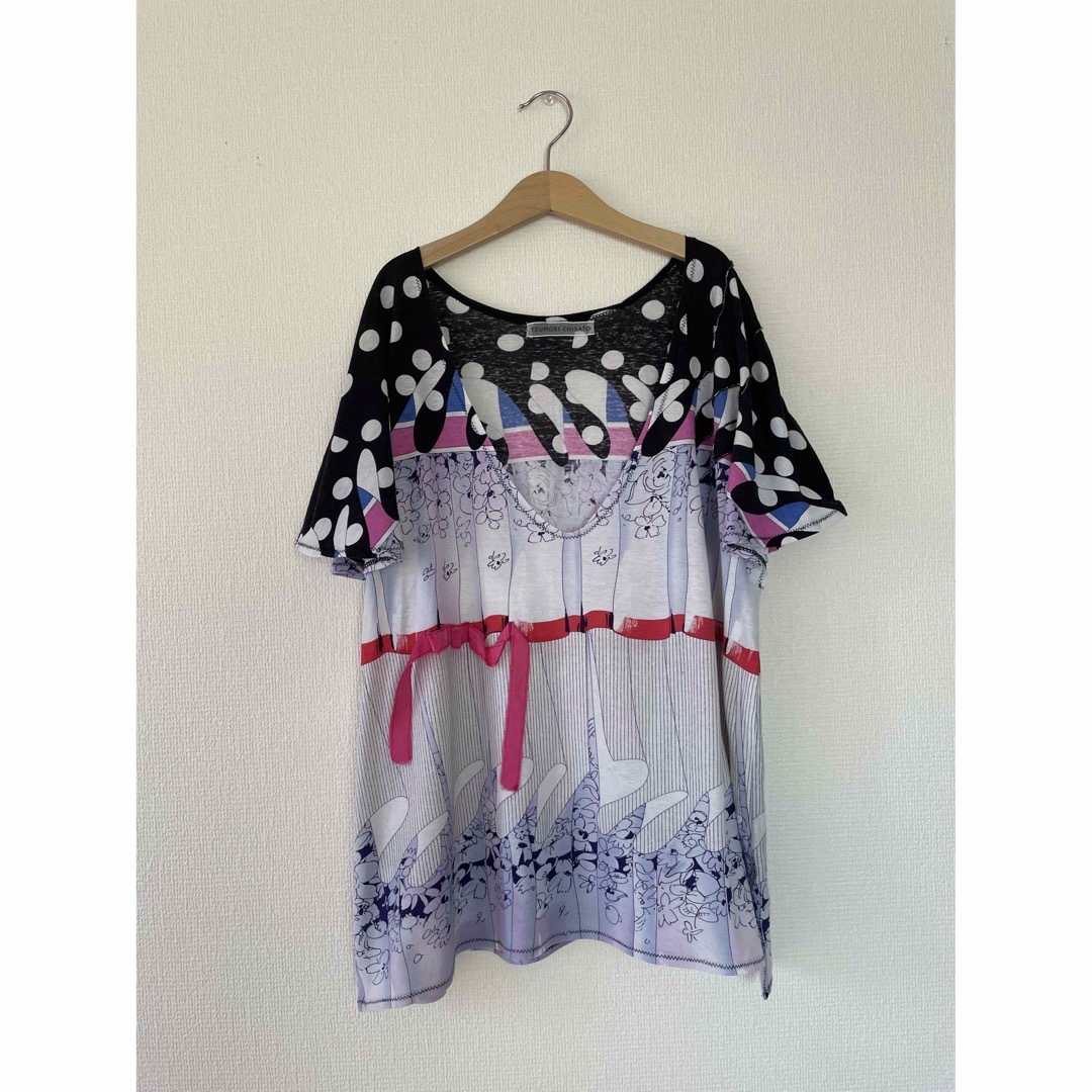 TSUMORI CHISATO ツモリチサト カラフル Tシャツ トップス