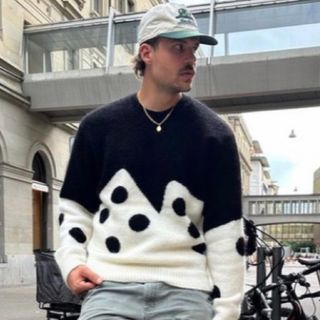 ステューシー(STUSSY)のSTUSSY - DICE FUZZY CREW(ニット/セーター)