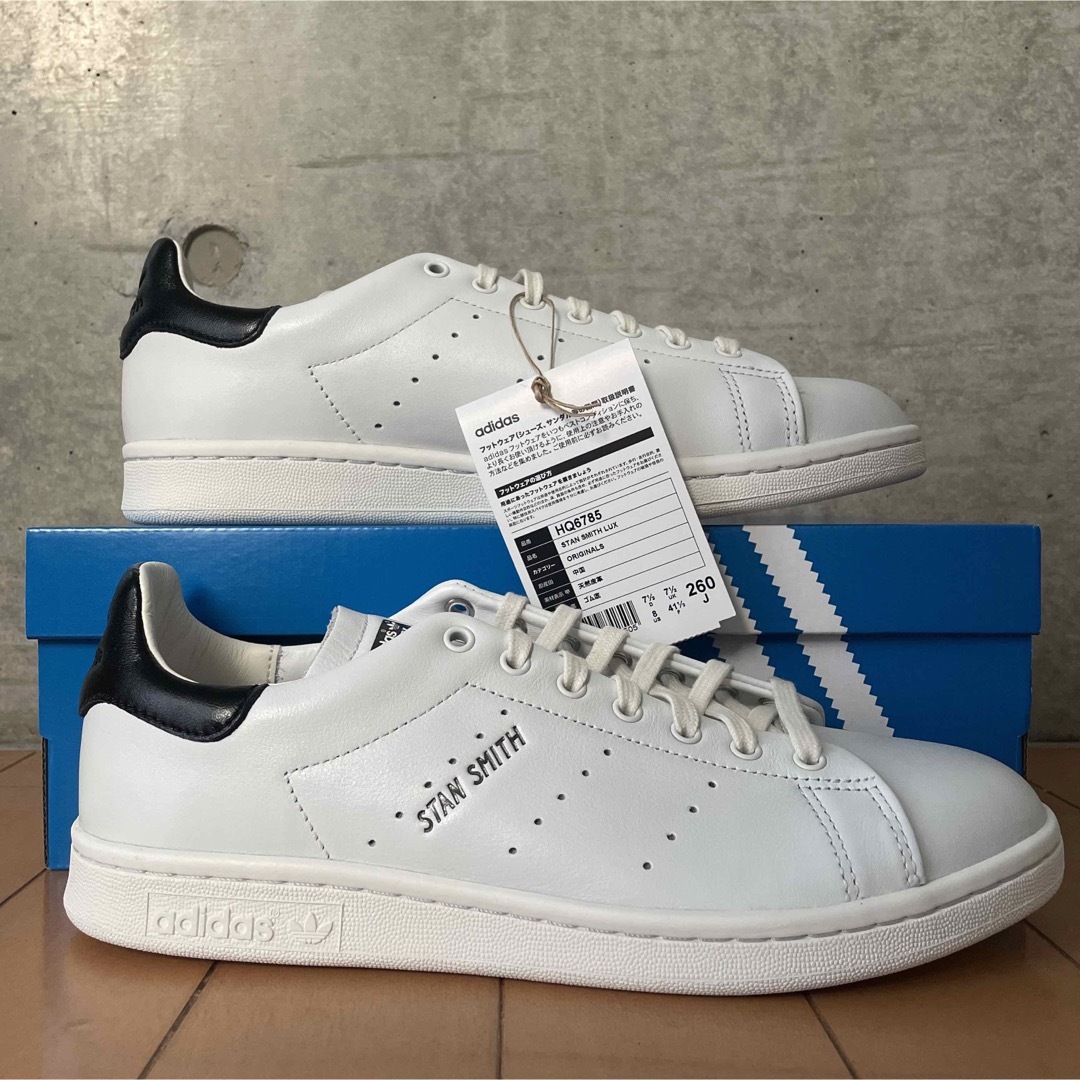 新品 天然皮革 adidas STAN SMITH LUX 26cm