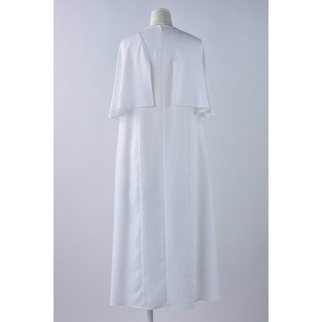 ENFOLD - 新品＊ ENFOLD・即完売・リネンライクCAPE-SLEEVE DRESSの