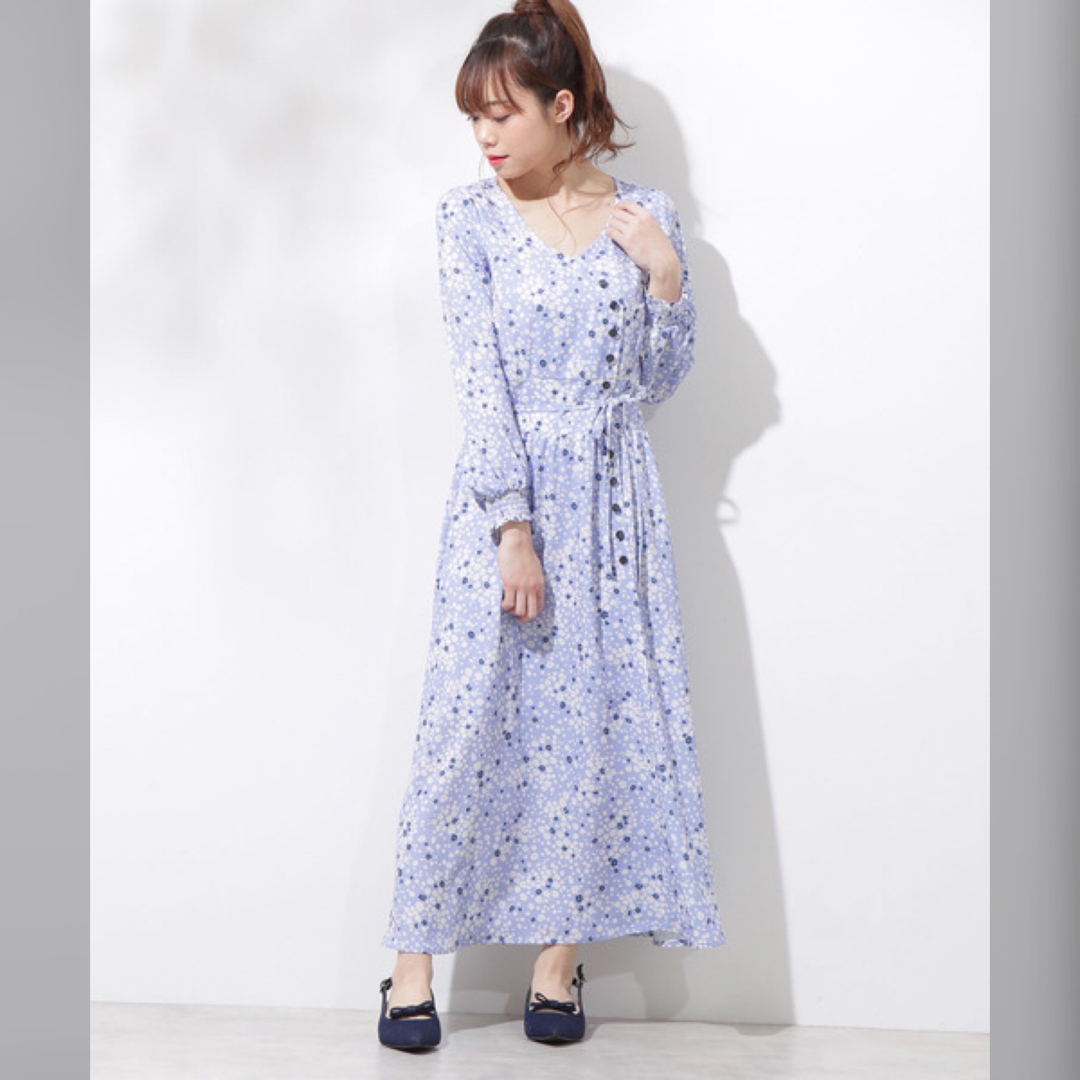 PROPORTION BODY DRESSING(プロポーションボディドレッシング)の新品❤️PROPORTION ハートフローラプリントラップマキシワンピース レディースのワンピース(ロングワンピース/マキシワンピース)の商品写真