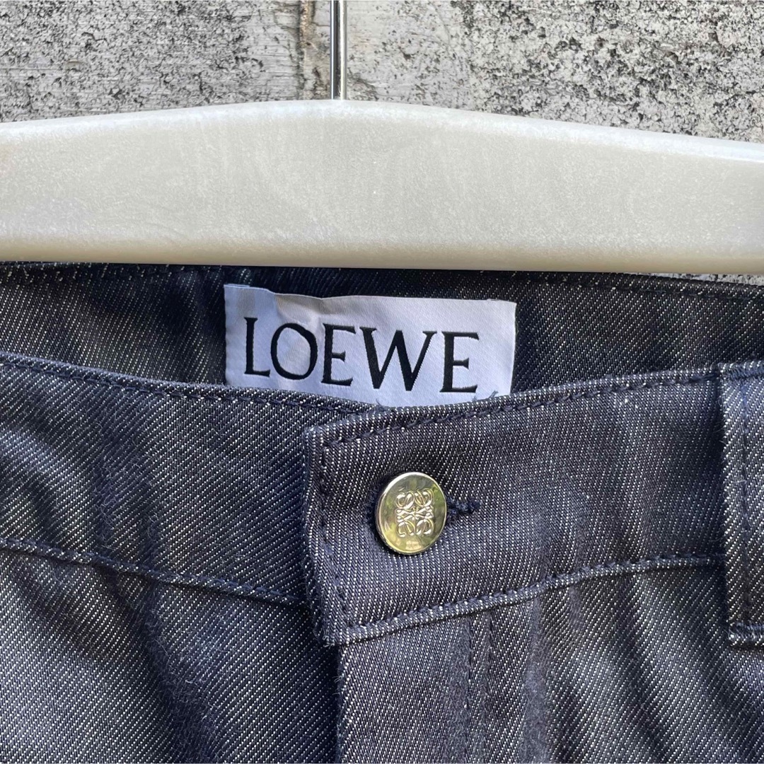 loewe ロエベ フィッシャーマン デニムパンツ 44 インディゴ 濃紺-