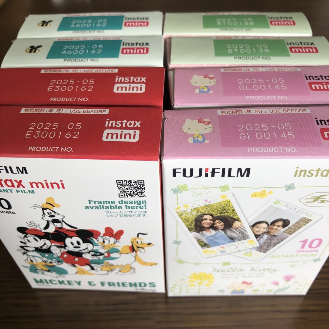 富士フイルム チェキ フイルム instax mini 10枚入　８箱まとめて