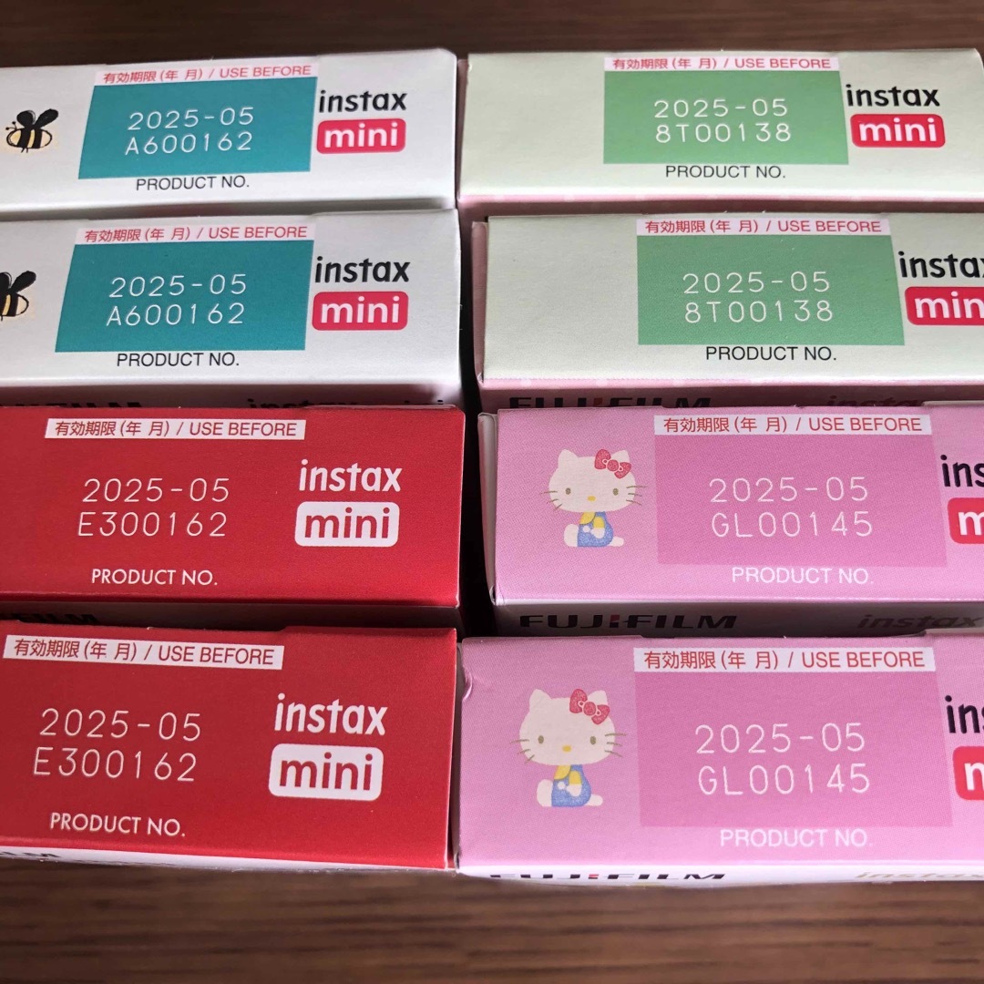 富士フイルム チェキ フイルム instax mini 10枚入　８箱まとめて