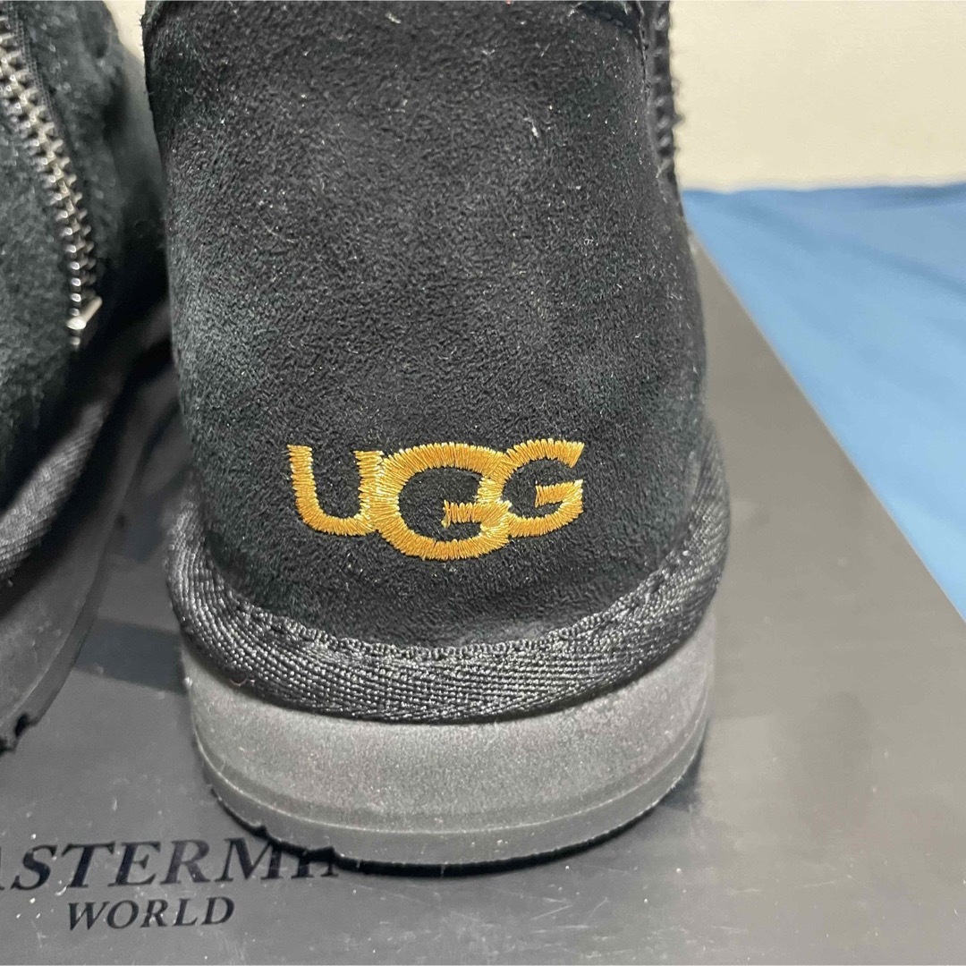 【未使用・正規品】UGG マスターマインドジャパン　ムートンボアブーツ　黒　26