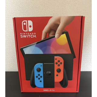 ニンテンドースイッチ(Nintendo Switch)の【新品】NintendoSwitch 有機ELモデル ネオンブルー ネオンレッド(家庭用ゲーム機本体)