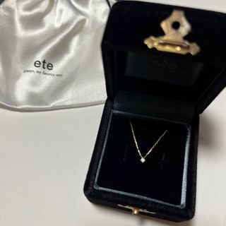 エテ(ete)のete k10 ネックレス ゴールド(ネックレス)