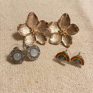 ピアス3点セット　インポート　イギリス(ピアス)