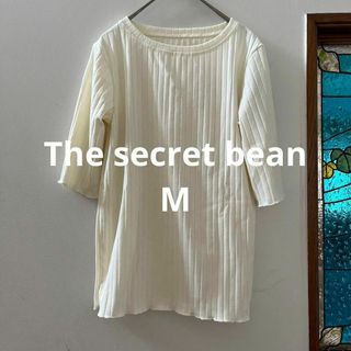 The secret bean produced by MUMU 5部袖ニット(ニット/セーター)