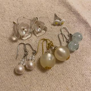 ピアス5点セット　天然石(ピアス)