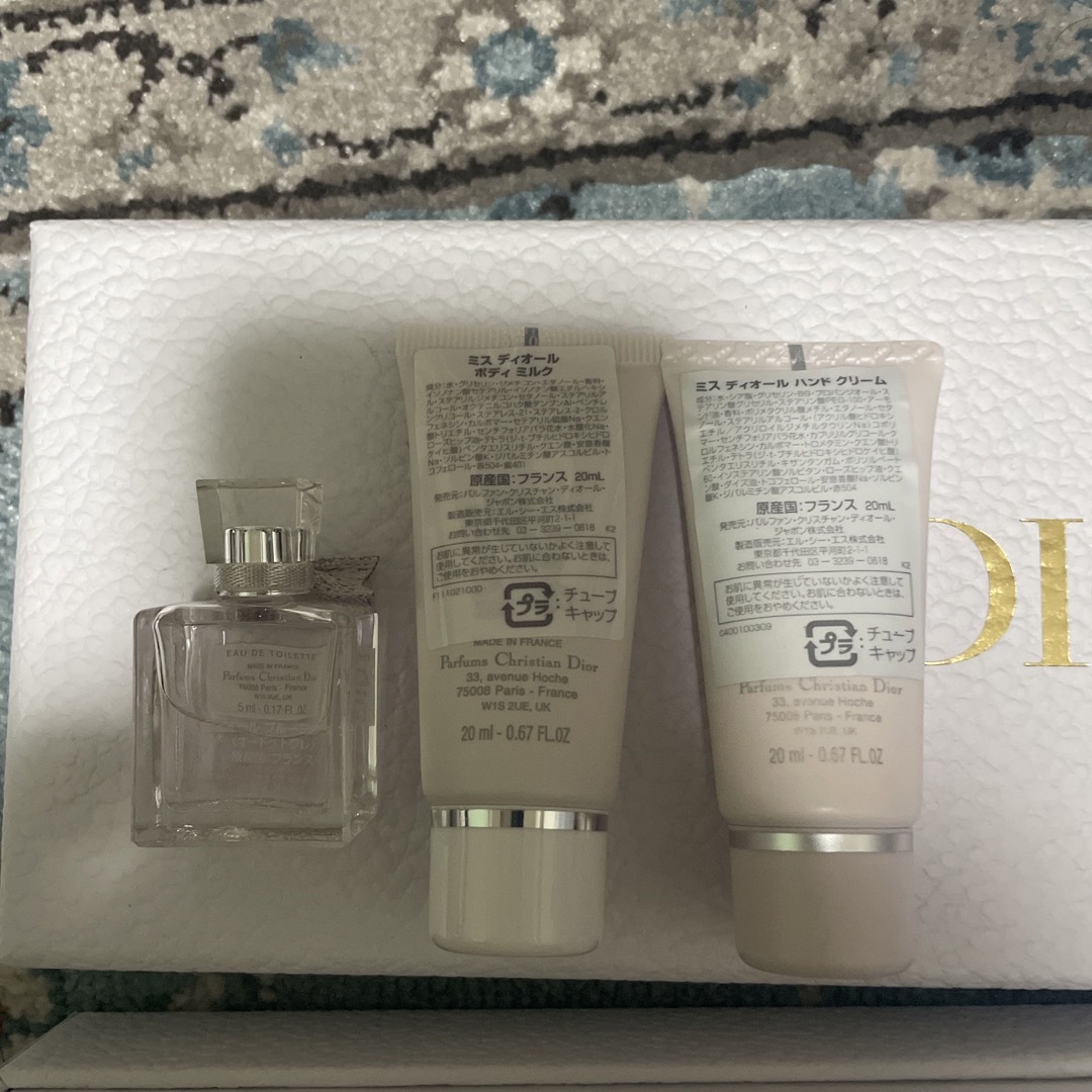 Dior(ディオール)のミスディオール 3点 ミニサイズセット コスメ/美容の香水(香水(女性用))の商品写真