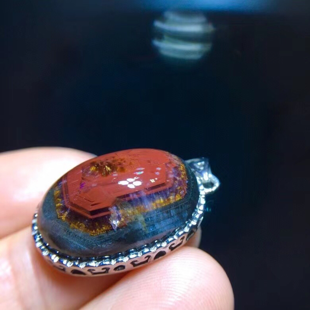 ⭐︎【高級】オーラライト23 ペンダントトップ s925 22x15mm - ネックレス