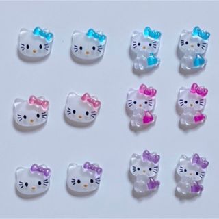 サンリオ(サンリオ)のキティちゃんネイルパーツ 12個セット(デコパーツ)