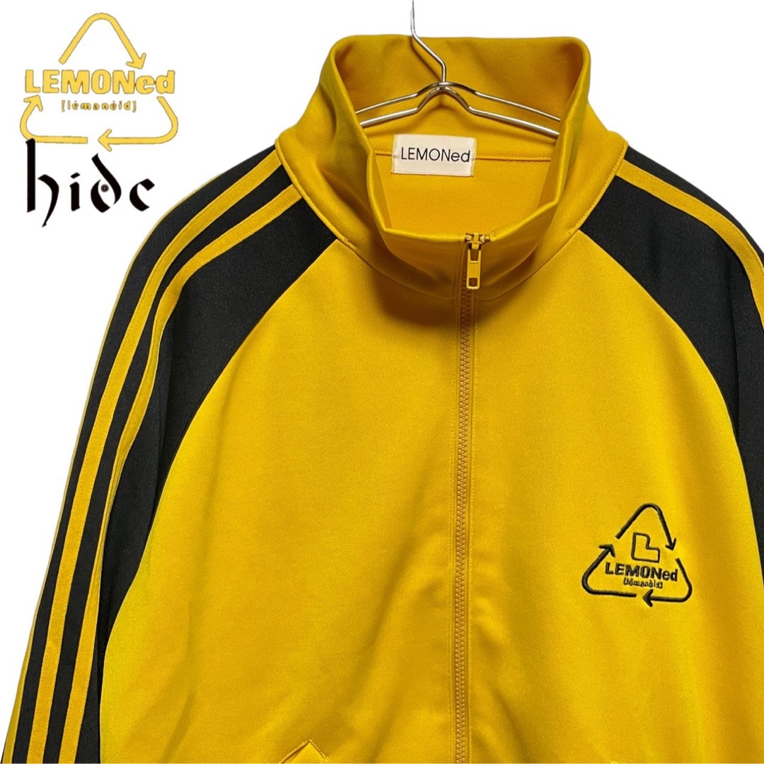 激レアX JAPAN hide LEMONed レモネード 3ライン ジャージ-