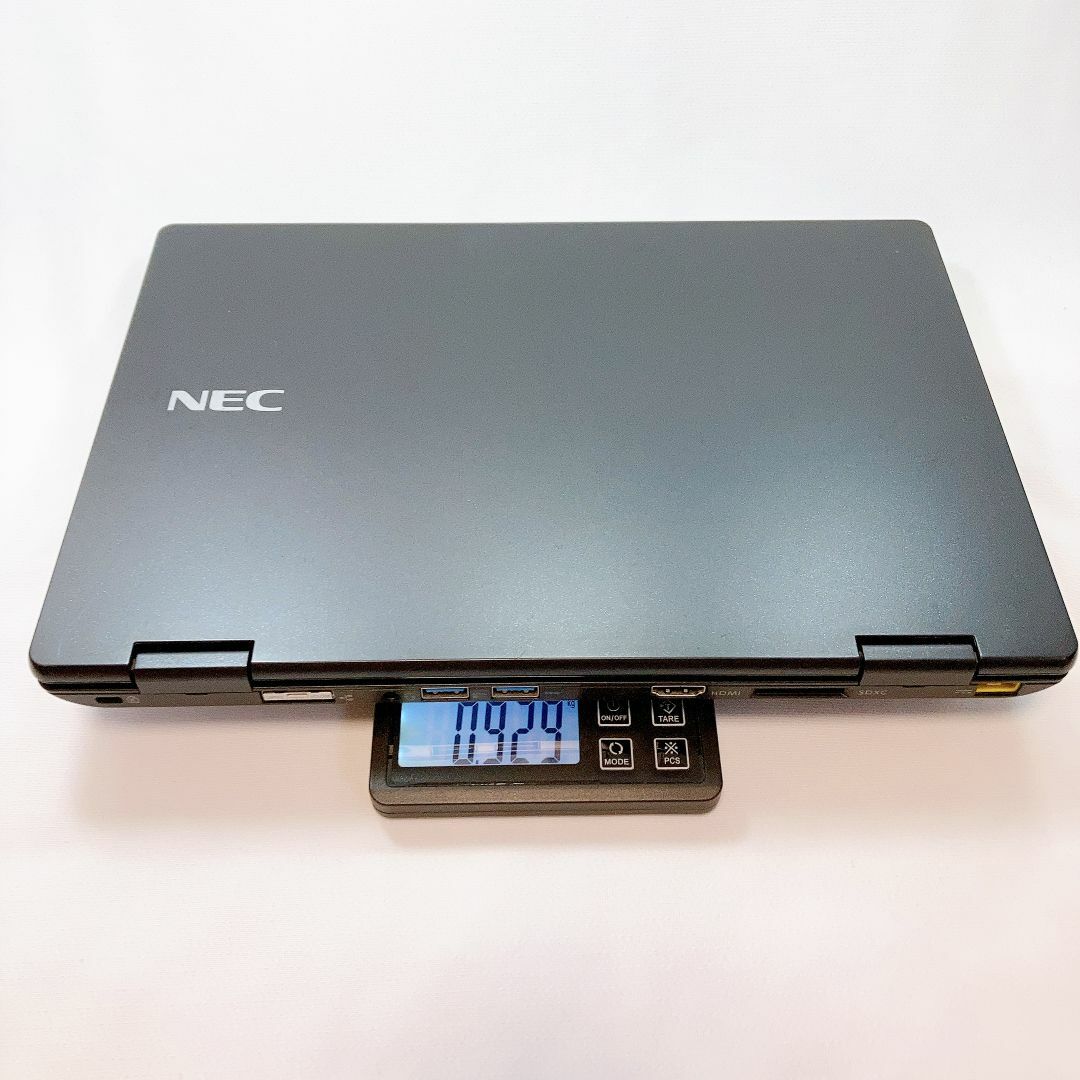【2018年製】NEC 超軽量薄型 12.5 ノートPC 大容量SSD512GB 7