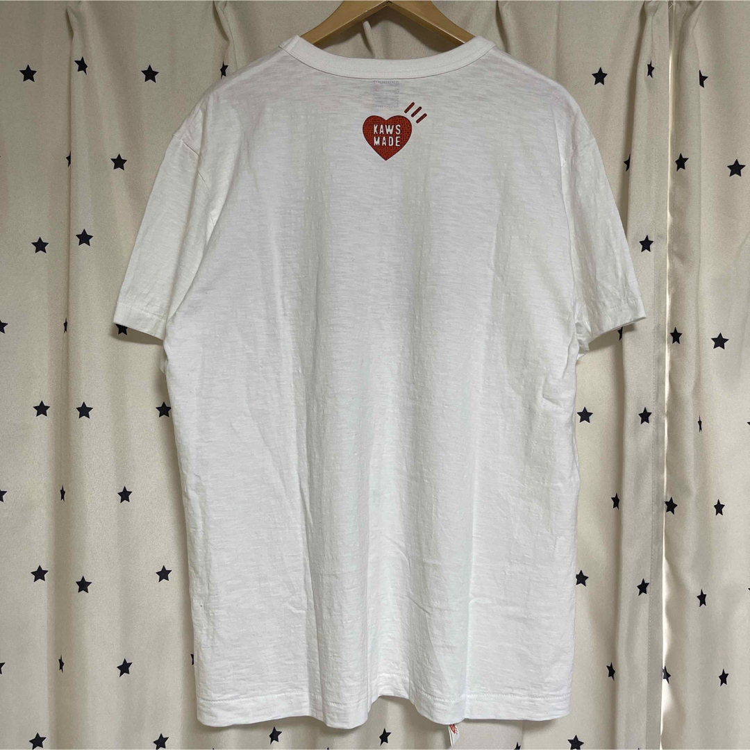 humanmade × kaws Tシャツ　ホワイト　Lサイズ