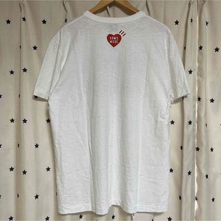 HUMAN MADE ヒューマンメイド KAWS カウズ ハートプリント Tシャツ ブラック Size XL