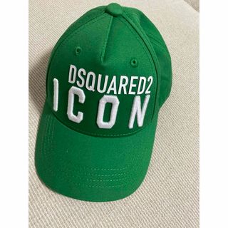 ディースクエアード(DSQUARED2)の未使用DSQUARED2 キッズ キャップ 緑 グリーン(Ⅱ)(帽子)