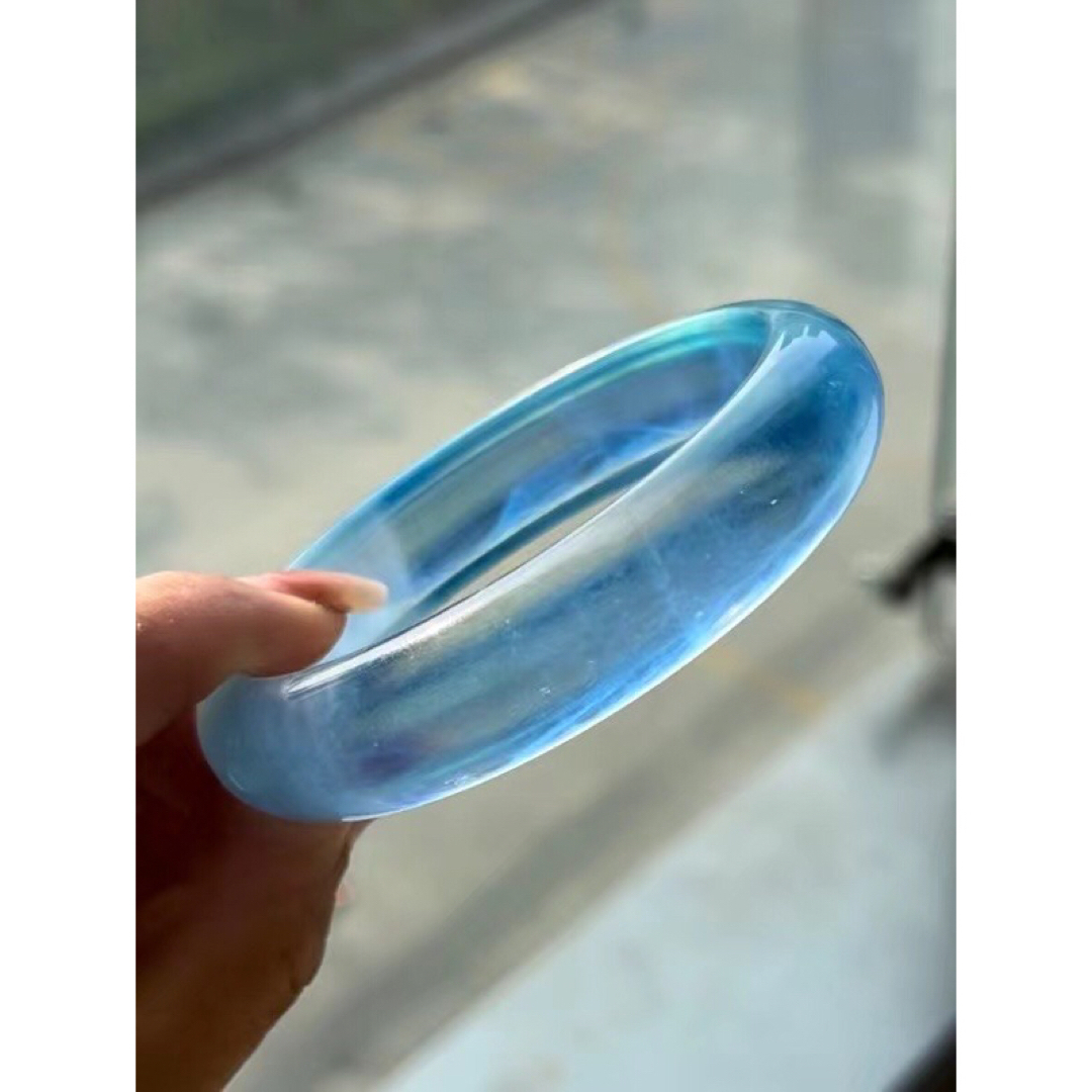 ブレスレット⭐︎【天然】アクアマリン バングル 75.1g - バングル ブレスレット⭐︎【天然】アクアマリン バングル 75.1g - バングル