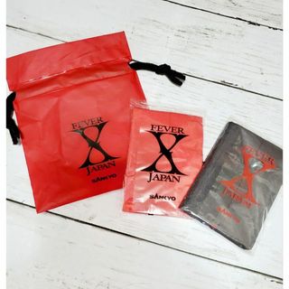 XJAPAN エックスジャパン ポケットティッシュ赤 RED 袋付き(ミュージシャン)