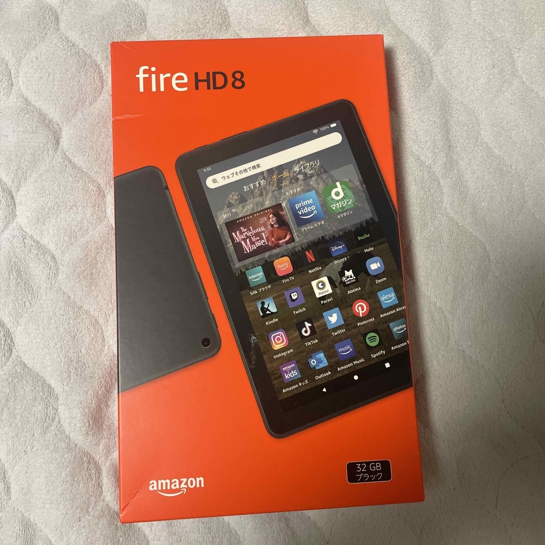 fire HD8 32GB black 第12世代