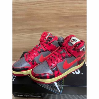 ナイキ(NIKE)のNIKE DUNK HIGH 1985 Red Acid Wash ナイキダンク(スニーカー)