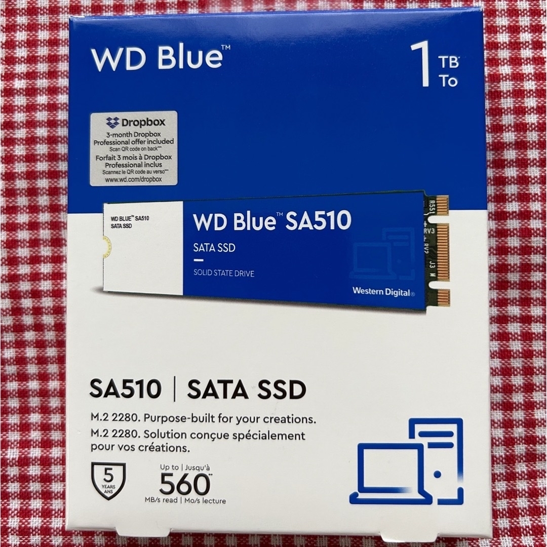 WD Blue SA510 SATA SSD＋アダブターカード