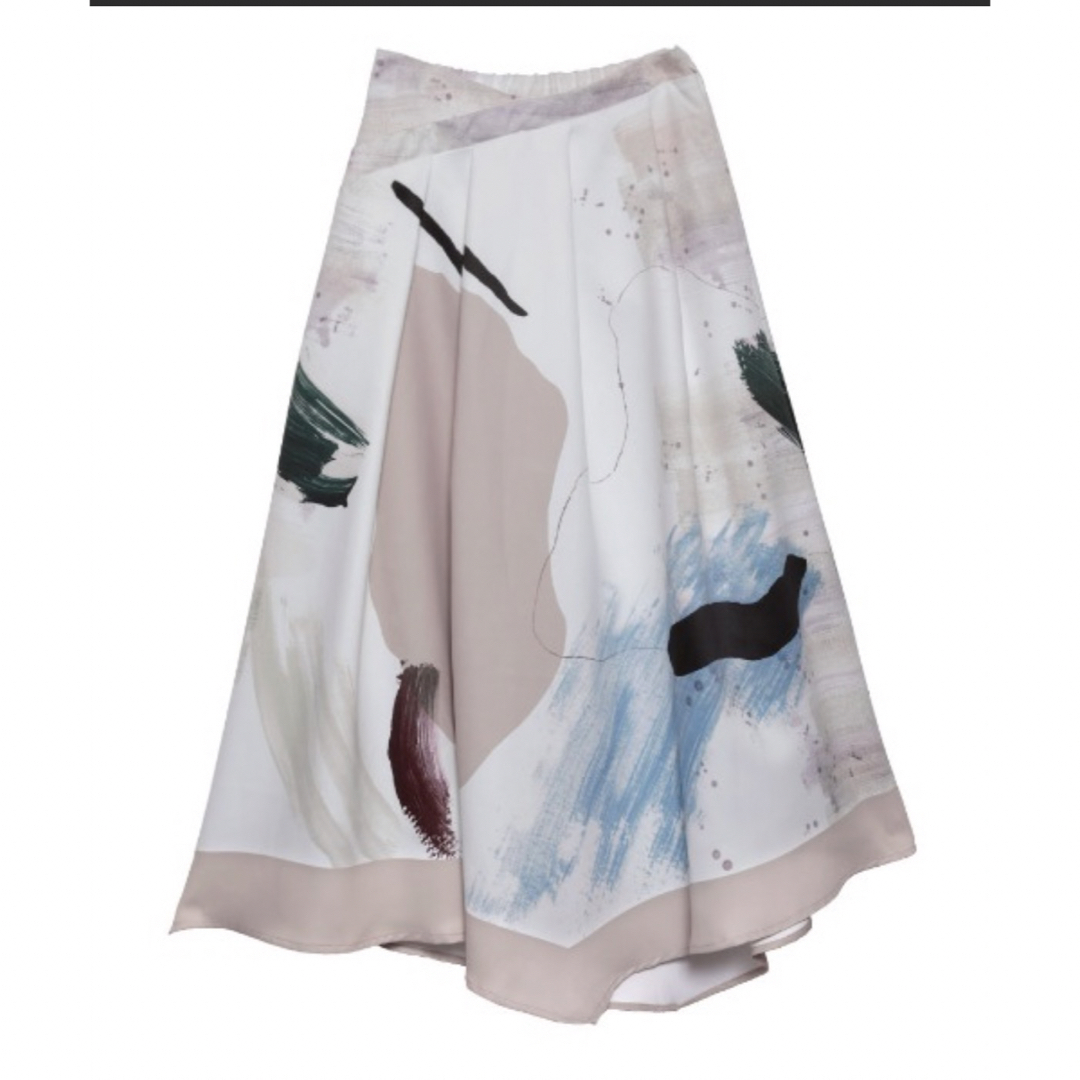 Ameri 新品♡ MARY PAINTING FLARE SKIRT Ｍサイズ