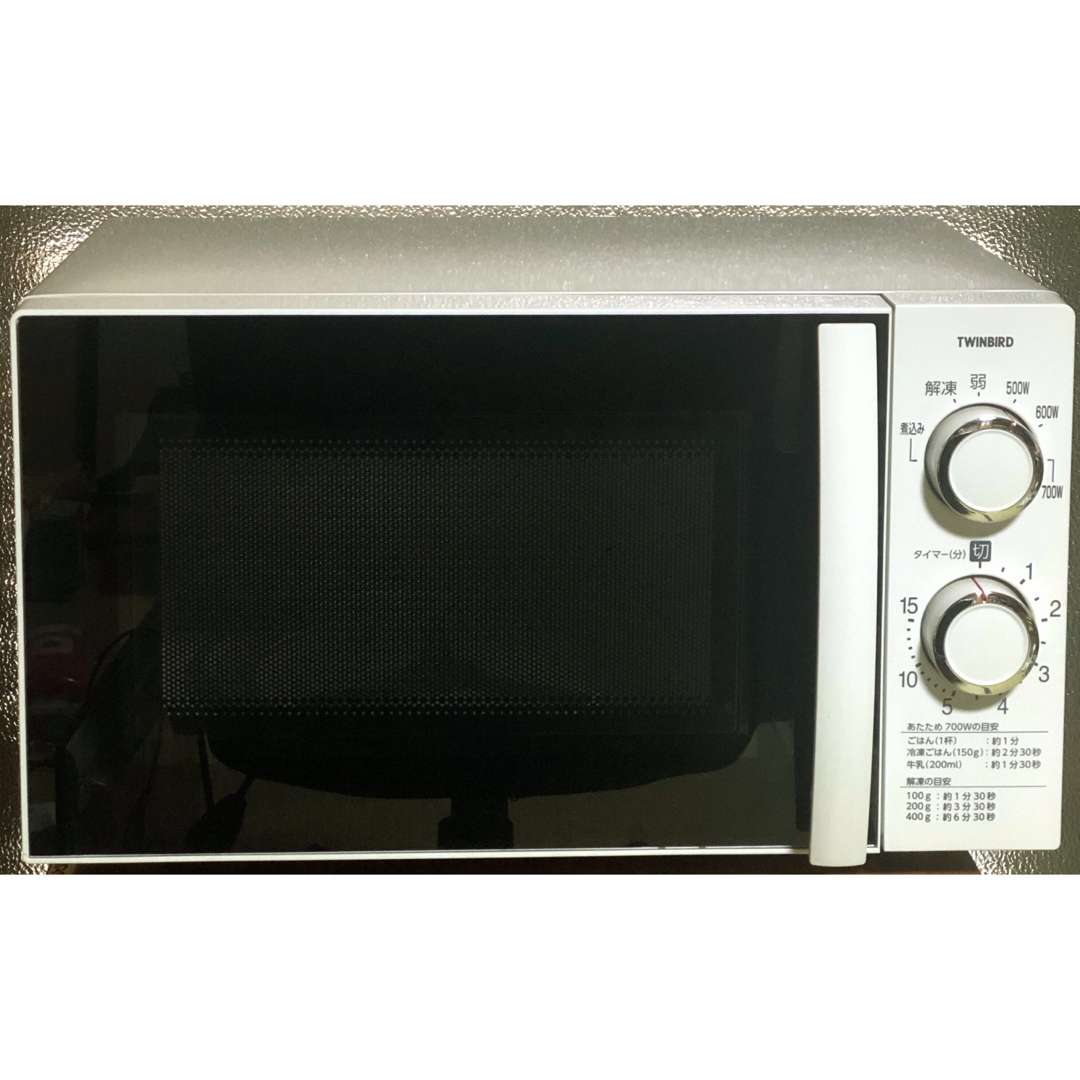 【美品】ツインバード　電子レンジDR-D429 60Hz専用（動作確認済み）