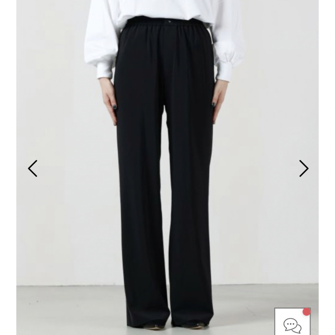 HYKE STRETCH WIDE LEG PANTS - カジュアルパンツ