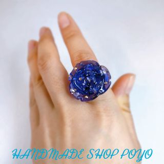 『Rose orgonite ring』お守りに(リング)