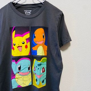 ポケモン(ポケモン)の一点物　美品　ポケモン　ピカチュウ　ヒトカゲ　フシギダネ　ゼニガメ　Tシャツ(Tシャツ/カットソー(半袖/袖なし))