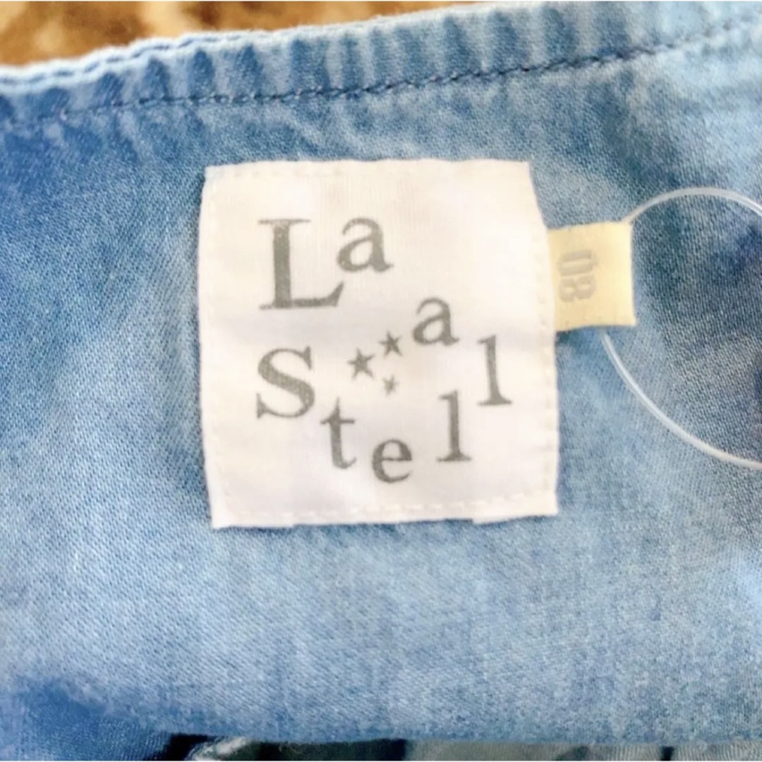 La stella(ラステラ)の【美品】LaStella ラステラ 80サイズ ノースリーブワンピース 女の子 キッズ/ベビー/マタニティのベビー服(~85cm)(ワンピース)の商品写真
