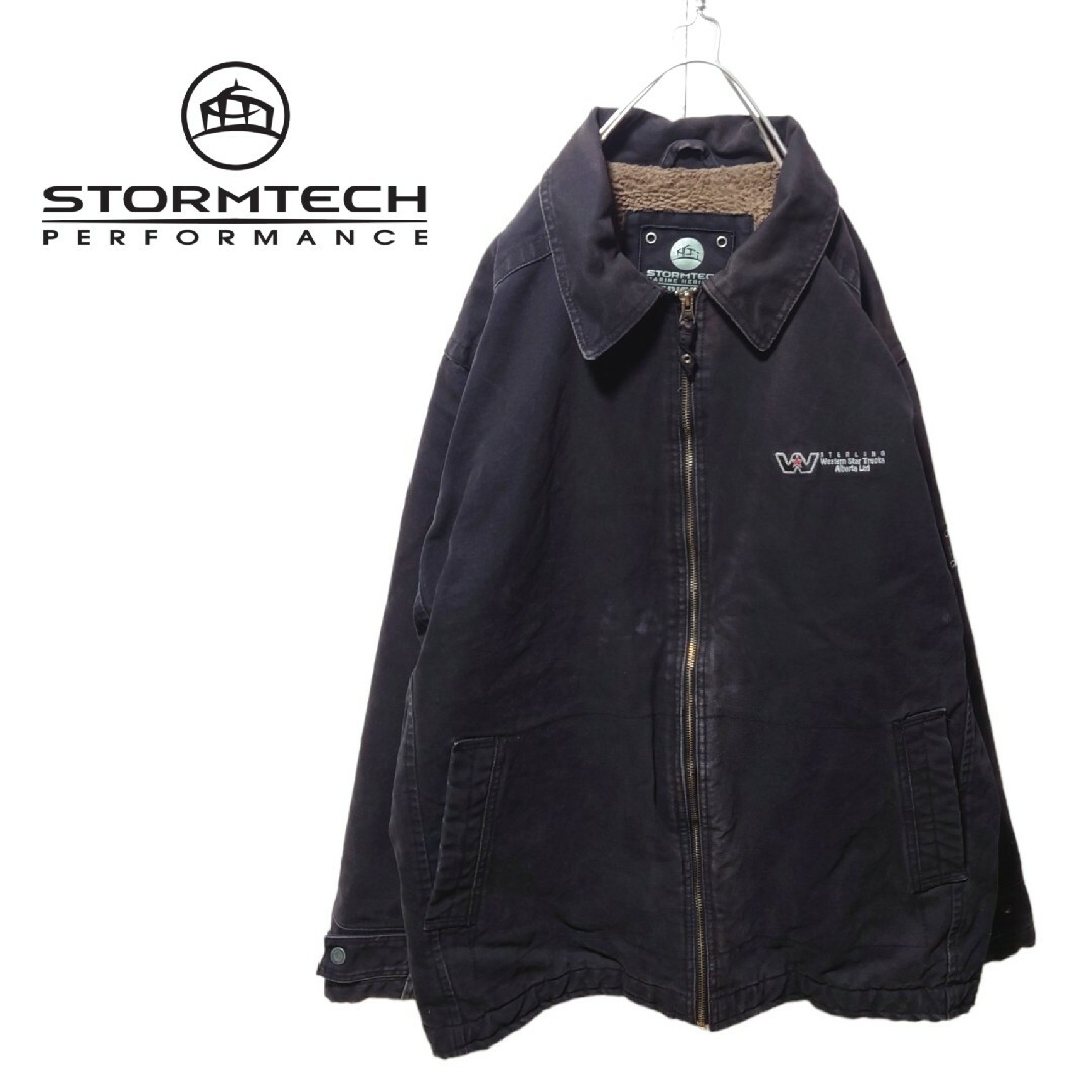 STORMTECH】企業ロゴ刺繍 裏ボア ダックジャケット A-1374-
