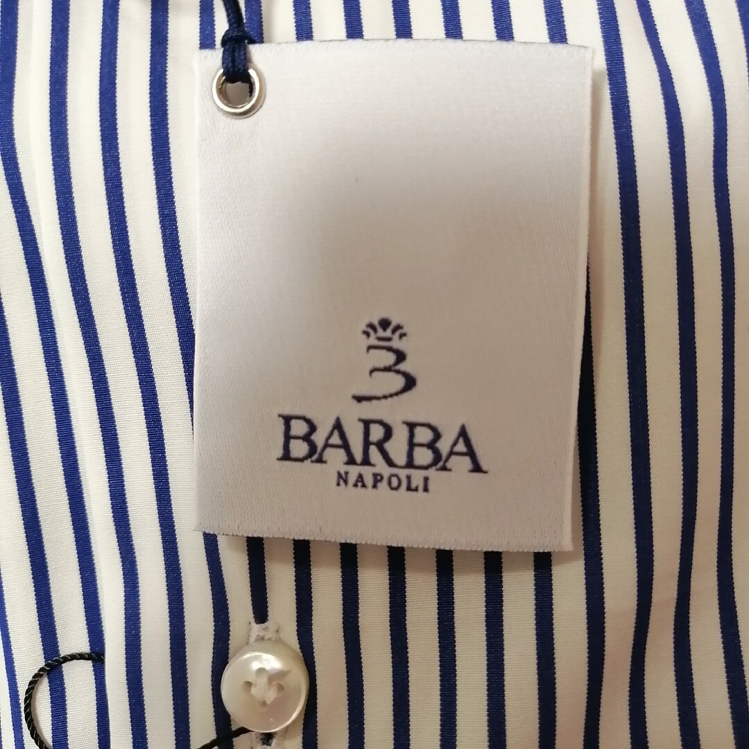 新品】BARBA/バルバ/シャツ/ストライプ/40%OFF 売れ筋クリアランス