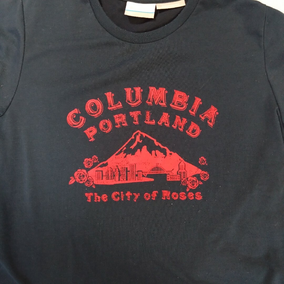 Columbia(コロンビア)のColumbia コロンビア　Tシャツ   L　ネイビー レディースのトップス(Tシャツ(半袖/袖なし))の商品写真