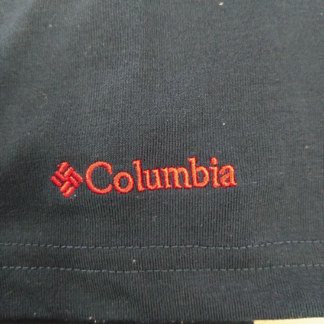 Columbia(コロンビア)のColumbia コロンビア　Tシャツ   L　ネイビー レディースのトップス(Tシャツ(半袖/袖なし))の商品写真