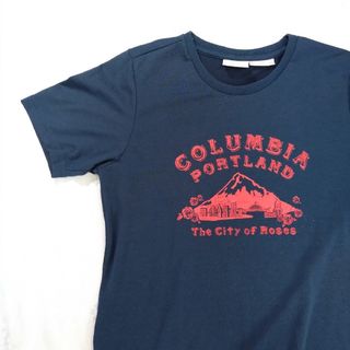 コロンビア(Columbia)のColumbia コロンビア　Tシャツ   L　ネイビー(Tシャツ(半袖/袖なし))