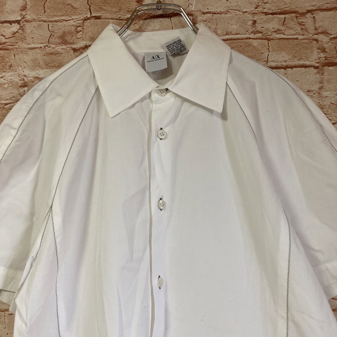 ARMANI EXCHANGE(アルマーニエクスチェンジ)のアルマーニエクスチェンジ ARMANI シャツ ワイシャツ カジュアル 半袖 S メンズのトップス(シャツ)の商品写真