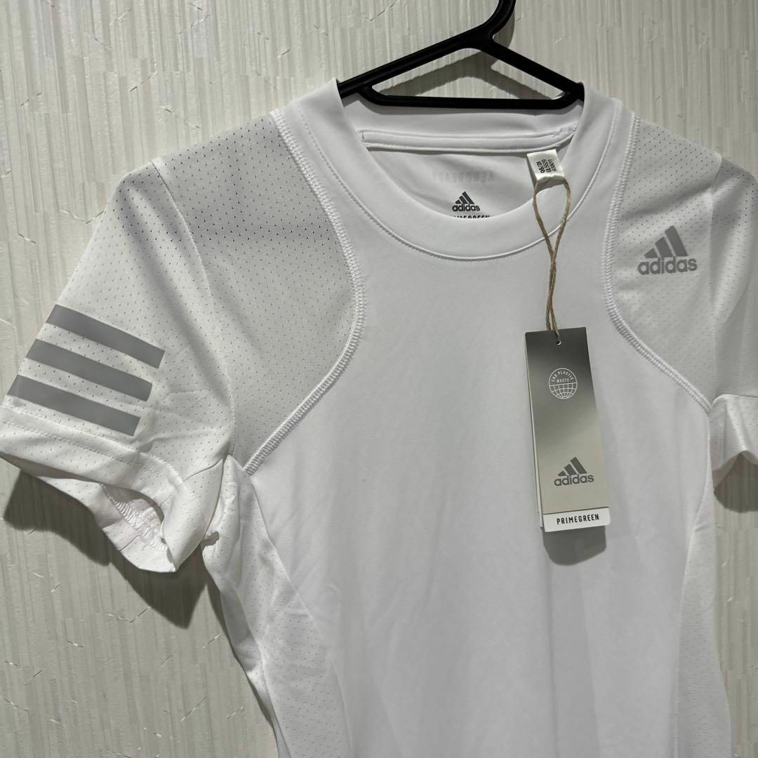 adidas(アディダス)のadidasアディダス クラブテニストレーニング半袖Tシャツ レディースS 新品 スポーツ/アウトドアのテニス(ウェア)の商品写真